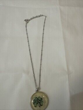 Brighton Luck Clover Necklace Pendant